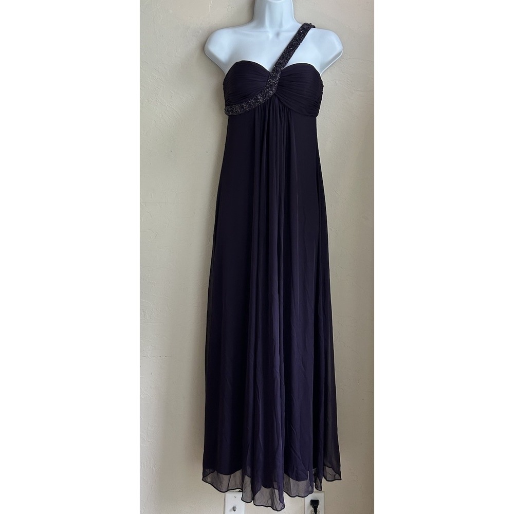 Cache Maxi Dress 2 Formal Y2K Beaded Prom Goddess Dark Romantic Goth Glam Hoco